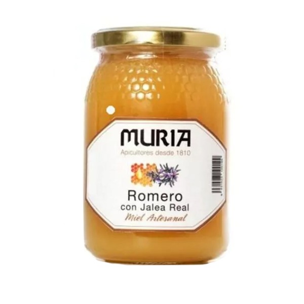 MIEL DE ROMERO CRUDA CON JALEA REAL BIO 250 Grs.