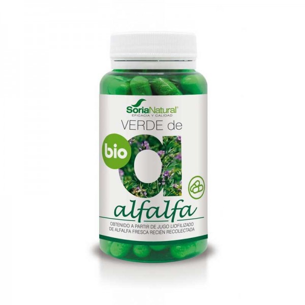 Verde de alfalfa bio 80 cápsulas