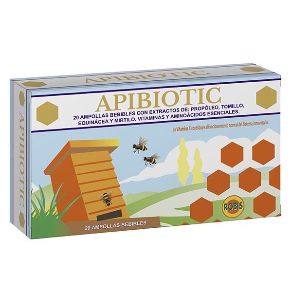 Apibiotic 20 ampollas