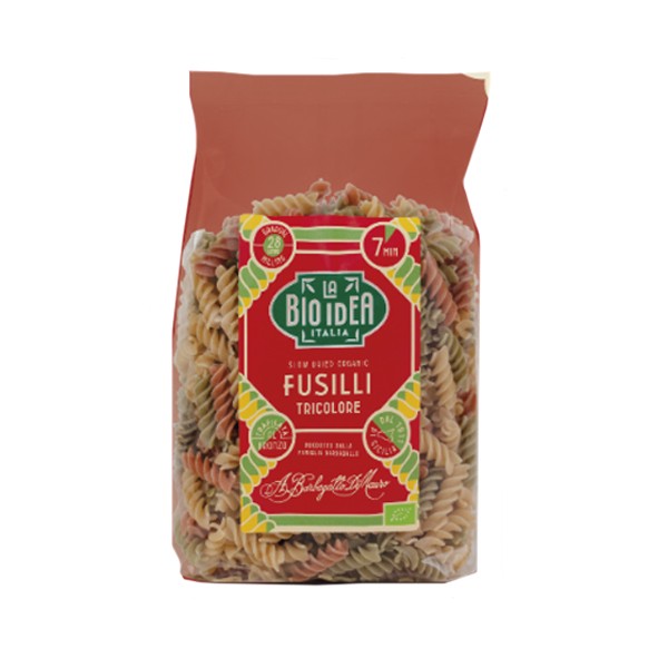 Espirales tricolor bio 500 grs.