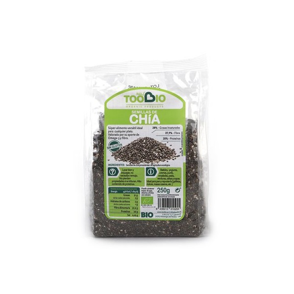 Semilla chía bio 250 grs.