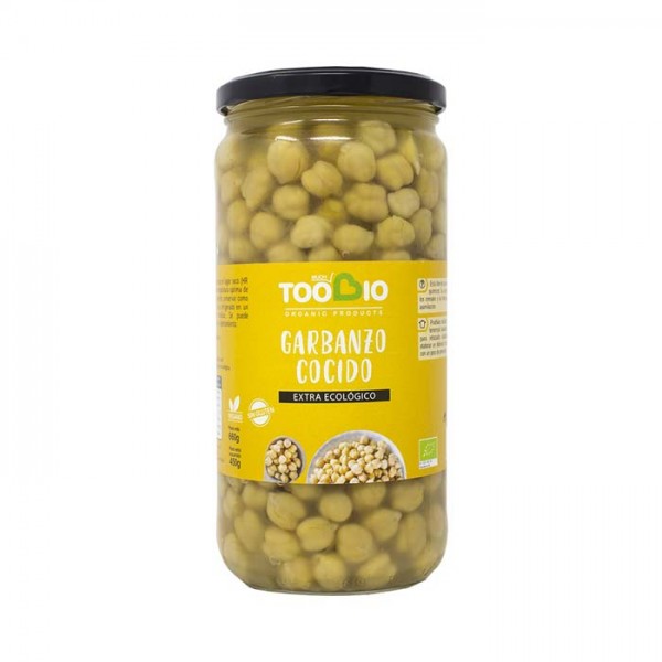 Garbanzo Cocido Extra Ecológico 660 Grs.