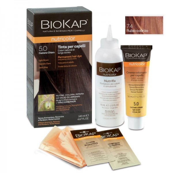 Tinte Nutricolor Classic 7.4 Rojo Cobrizo 140 ml.