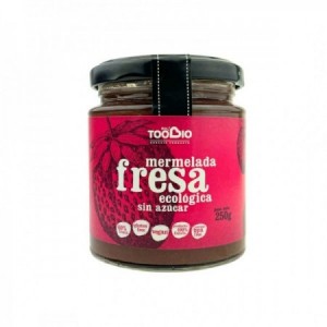 Mermelada extra de fresas sin azúcar bio 250gr