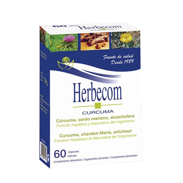 Herbecom Cúrcuma 60 cápsulas