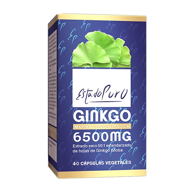 Ginkgo 6500 mg 40 cápsulas