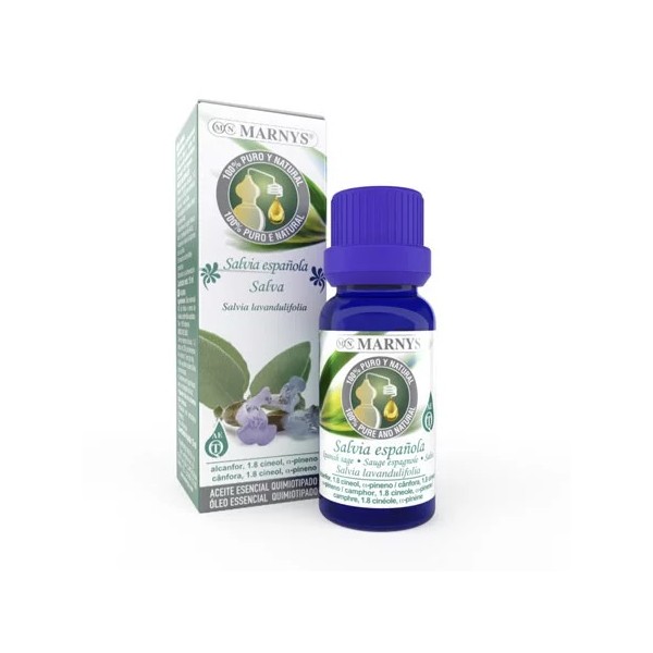 Aceite esencial de salvia española 15 ml.