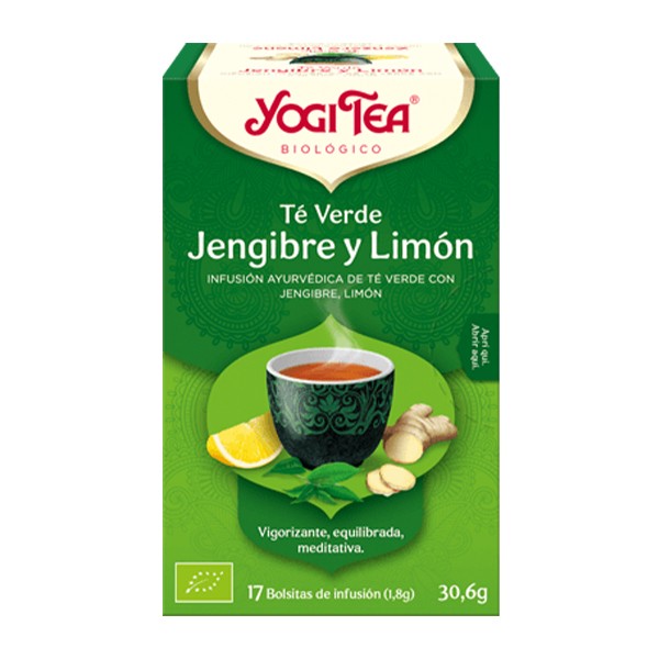 Té Verde Jengibre Limón 17 filtros