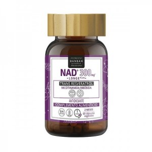 NAD+ 300 Mg & Trans Resveratrol  60 Caps.