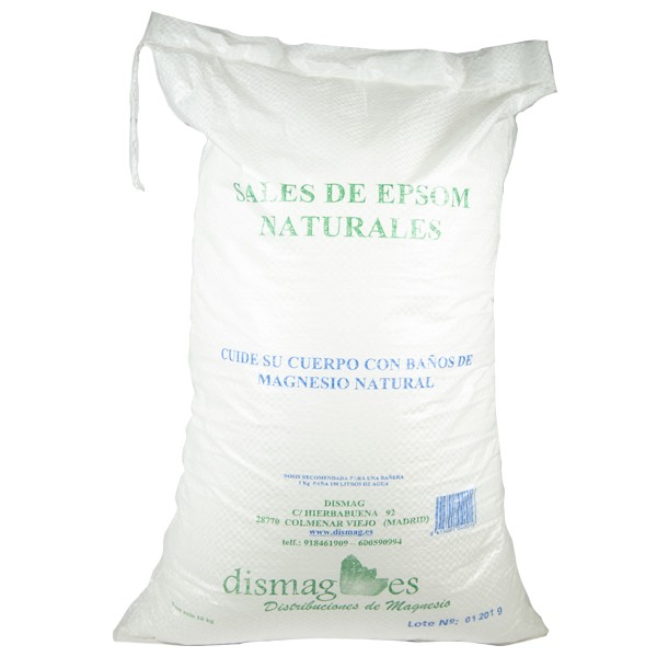 Sales de Epsom naturales para baños 10kg