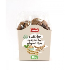 BIO  GALLETAS ESPELTA Y ALGARROBA 200 Grs.