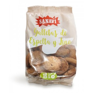 Galletas de espelta con lino bio