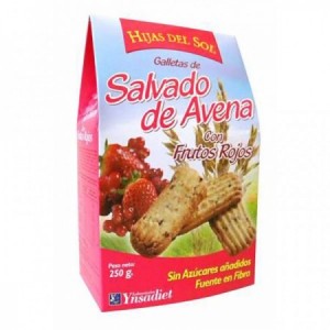 Galletas de salvado de avena con frutos rojos 250g