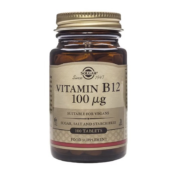 Vitamina B12 (cianocobalamina) 100µg 100 Comprimidos