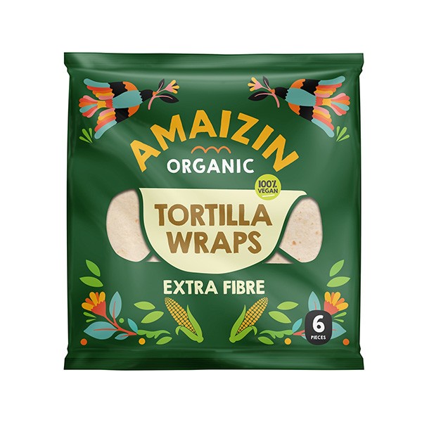 Tortilla wrap extra fibre bio 240 gr.