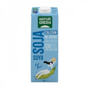 Bebida de soja con sirope de agave bio 1L