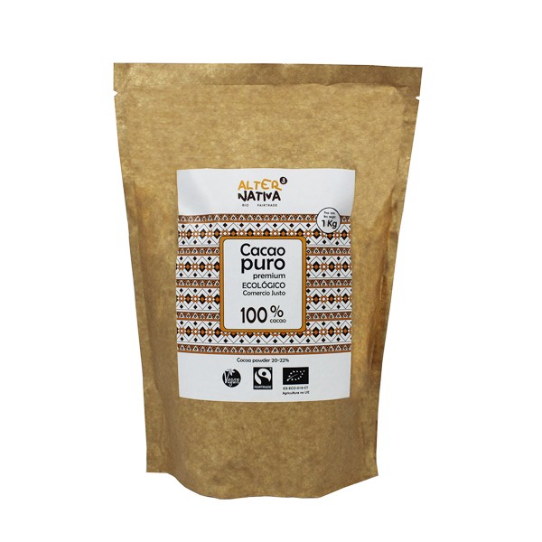 Cacao puro premium bio 1Kg