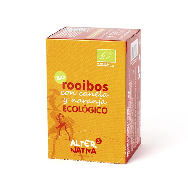 Infusión Rooibos con naranja y canela bio 20 filtros