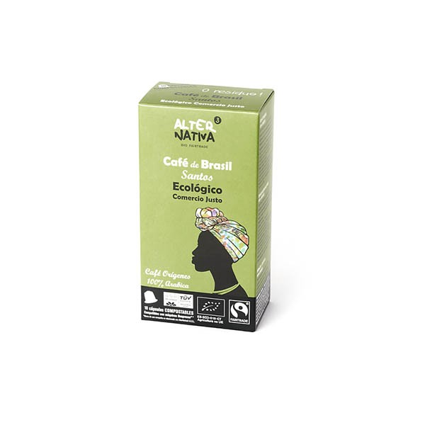 Café Brasil ecológico en cápsulas