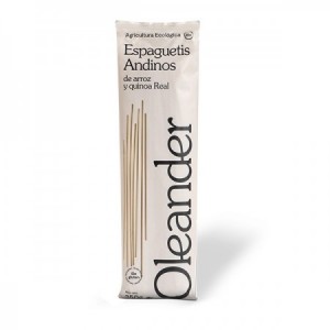Espaguetis Andinos de arroz y quinoa bio 250gr