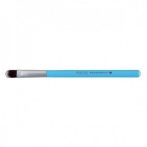 Pincel vegano para sombra de ojos color celeste