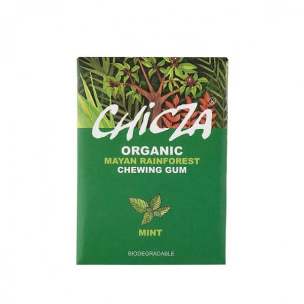 Chicle orgánico biodegradable de menta