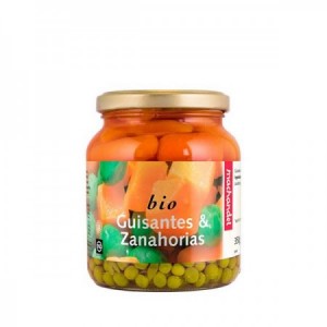 Guisantes con zanahoria bio 350g