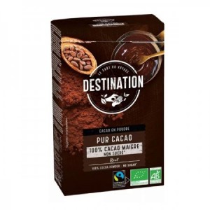 CACAO PURO CACAO MAGRO 10-12% MG DESGRASADO SIN AZUCAR 250 Gr.