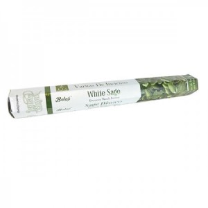 Incienso Varillas Balaji Salvia Blanca 20 Sticks.