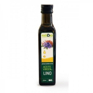 Aceite de lino bio 250 ml.