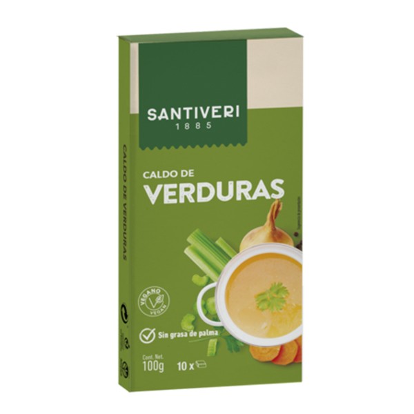 Caldo vegetal en pastillas
