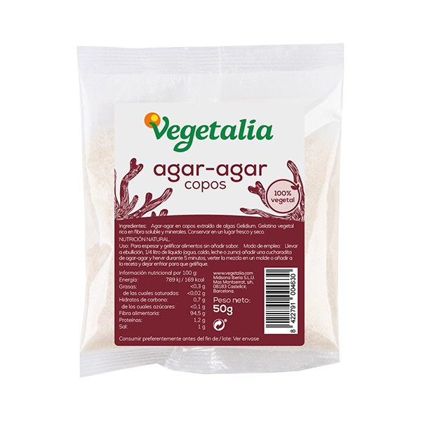 Agar Agar en copos 50 gr