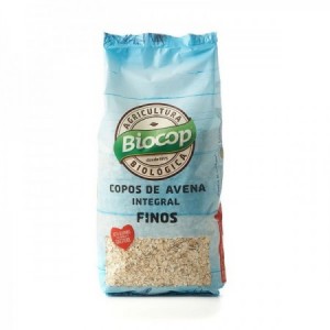 Copos integrales de avena finos bio 500g