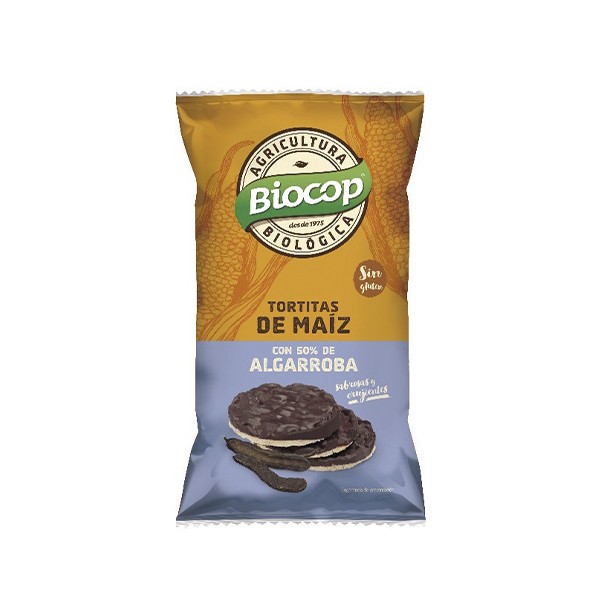 Tortita de maíz y algarroba 100g