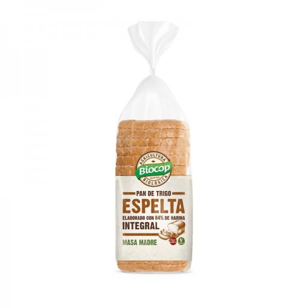 Pan de molde de espelta integral 400g