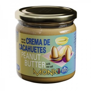 Crema de cacahuete con sal Bio 330grs.