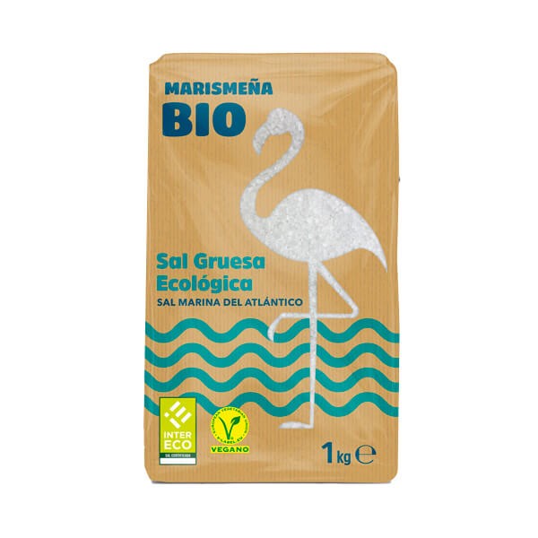 Sal marina ecológica gruesa del Atlántico 1Kg