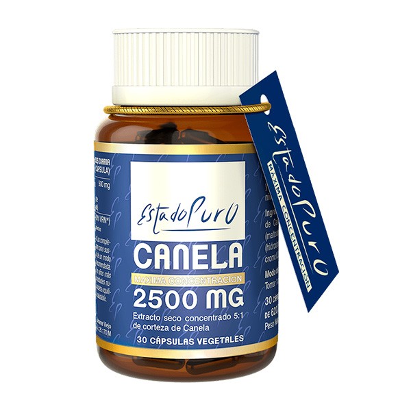 Canela 2500 mg 30 cápsulas