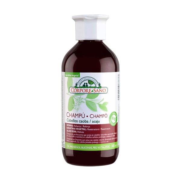Champú a la henna caoba bio 300ml