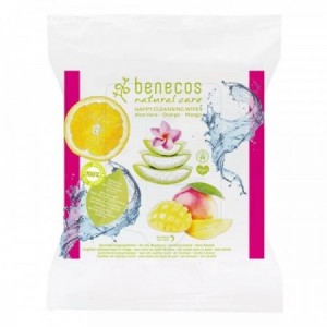 Toallitas desmaquillantes con aloe vera, naranja y mango