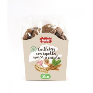 BIO  GALLETAS ESPELTA MACA Y CANELA 200 Grs.