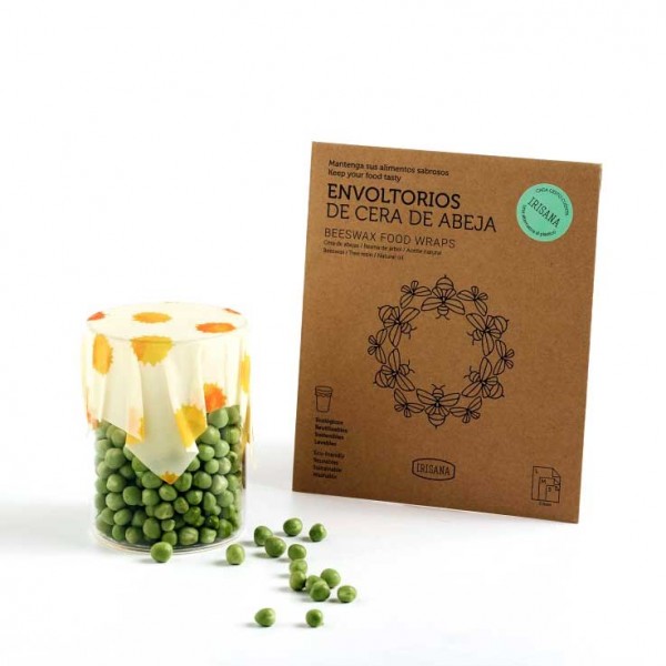 Envoltorios de cera de abeja y algodón orgánico 100%