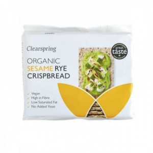 Pan crujiente de centeno y sésamo 200 g