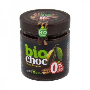 Biochoc Crema de Cacao Natural 0% Azúcares Añadidos 200grs