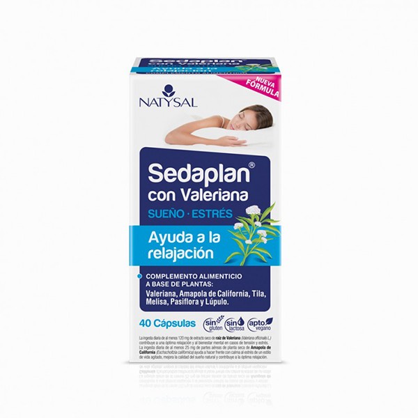 Sedaplan con valeriana 40 cápsulas