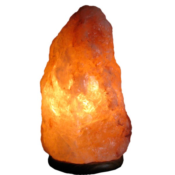 Lámpara de sal natural 2 a 3 kg + portavelas