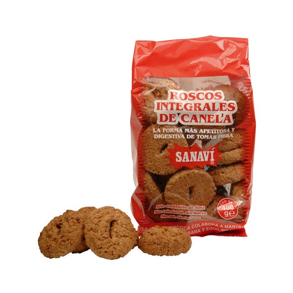 Roscos integrales de canela 400g