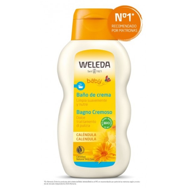BAÑO DE CREMA DE CALENDULA BEBE 200 Ml.