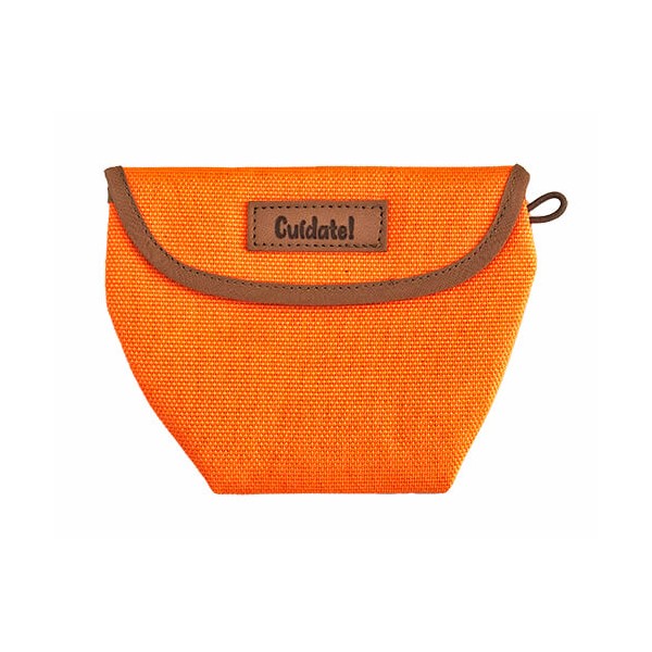 Funda para mascarilla "Cuidate" niño Naranja