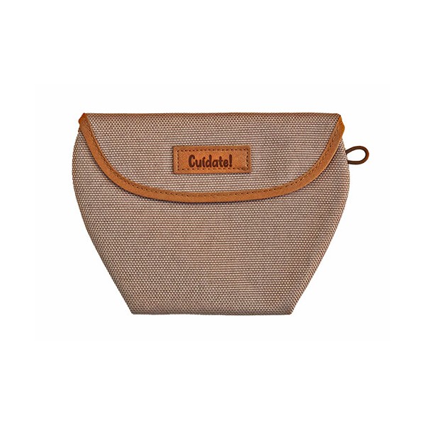 Funda para mascarilla "Cuidate" adulto Beige piedra